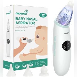 Grownsy Snot Sucker Electric Baby Nasal Aspirator Growns BPA Free Model BC024